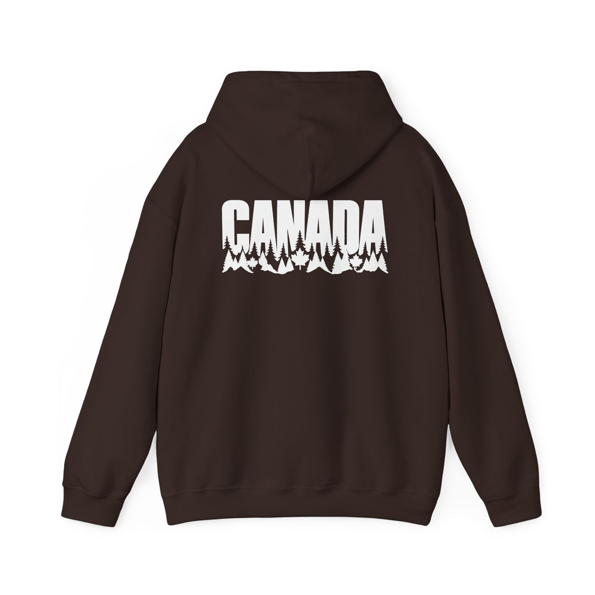 Canada Pine Silhouette Back Print Hoodie