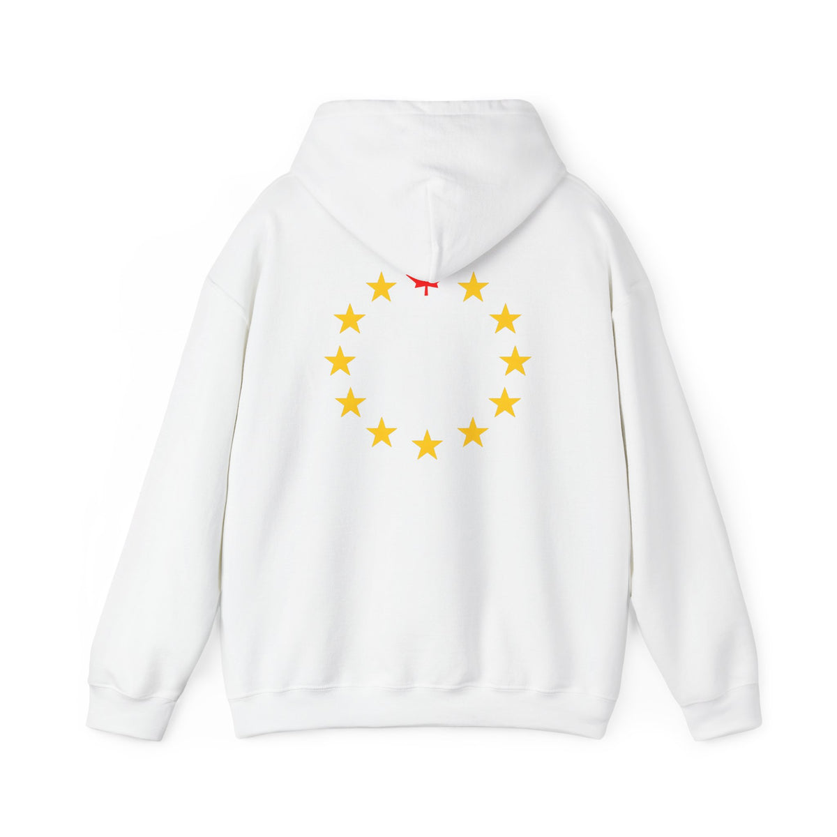 Euro Maple Star Ring Back Print Hoodie