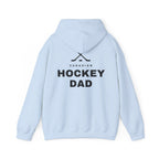 Canadian Hockey Dad Back Print Hoodie