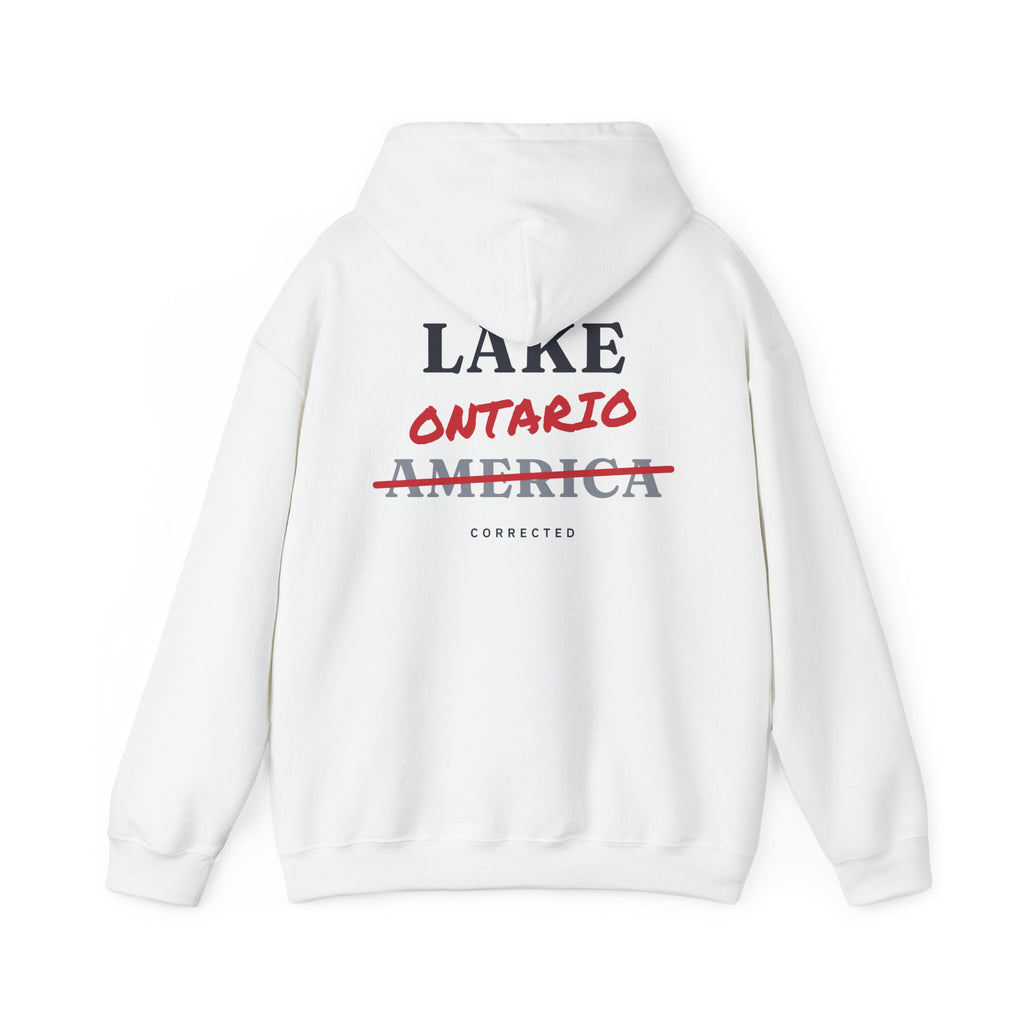 Lake Ontario Corrected Back Print Hoodie