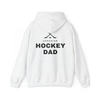 Canadian Hockey Dad Back Print Hoodie