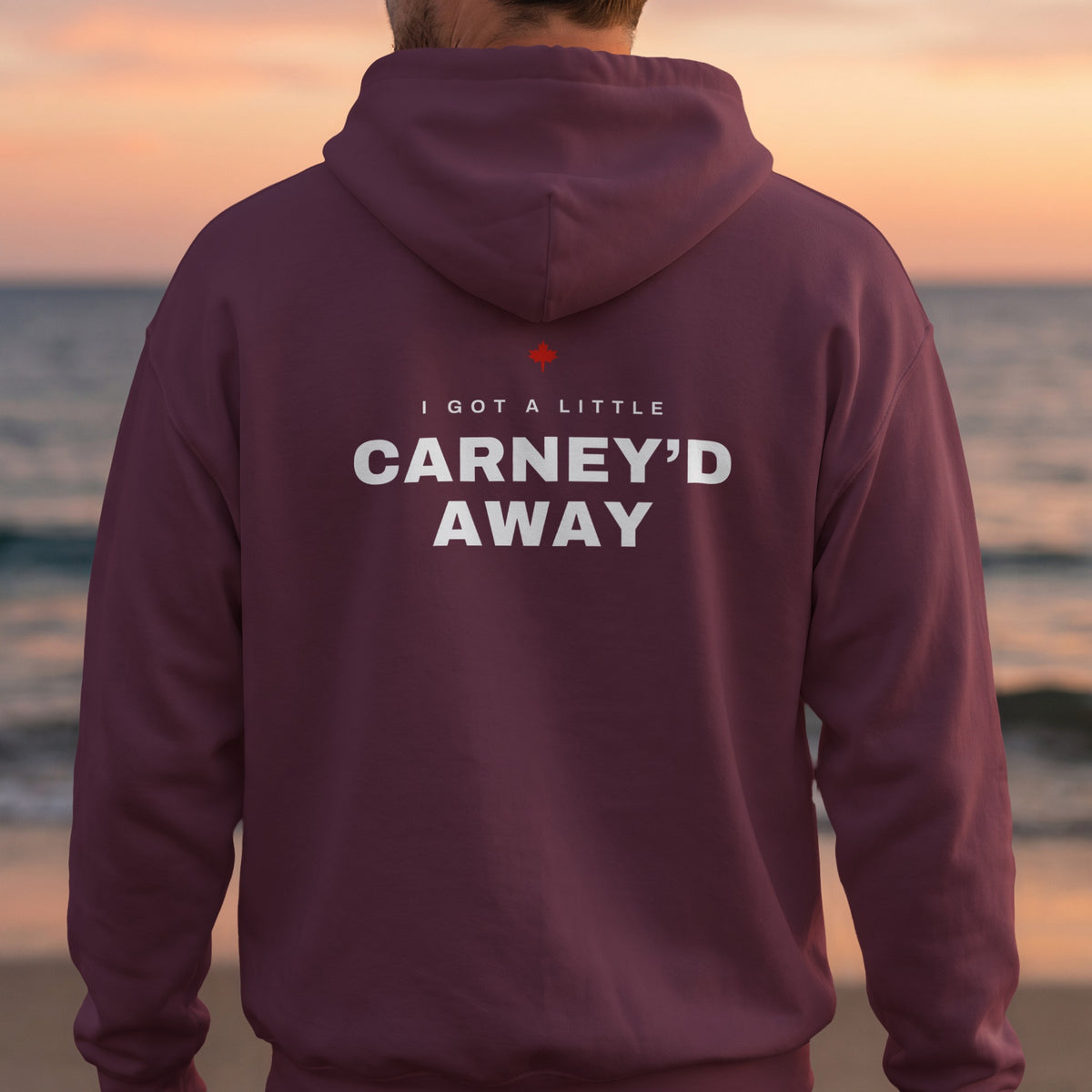 Carney'd Away Canadian Back Print Hoodie