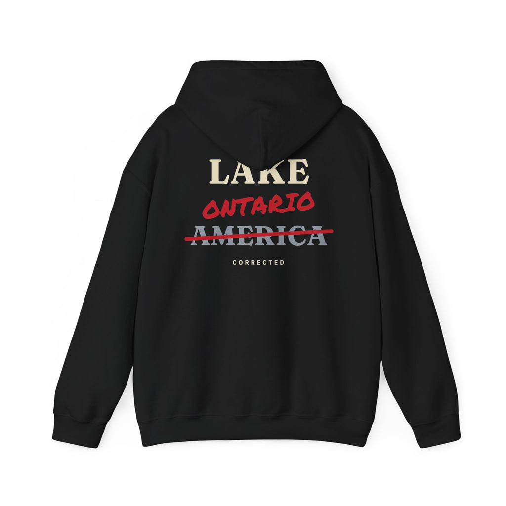 Lake Ontario Corrected Back Print Hoodie