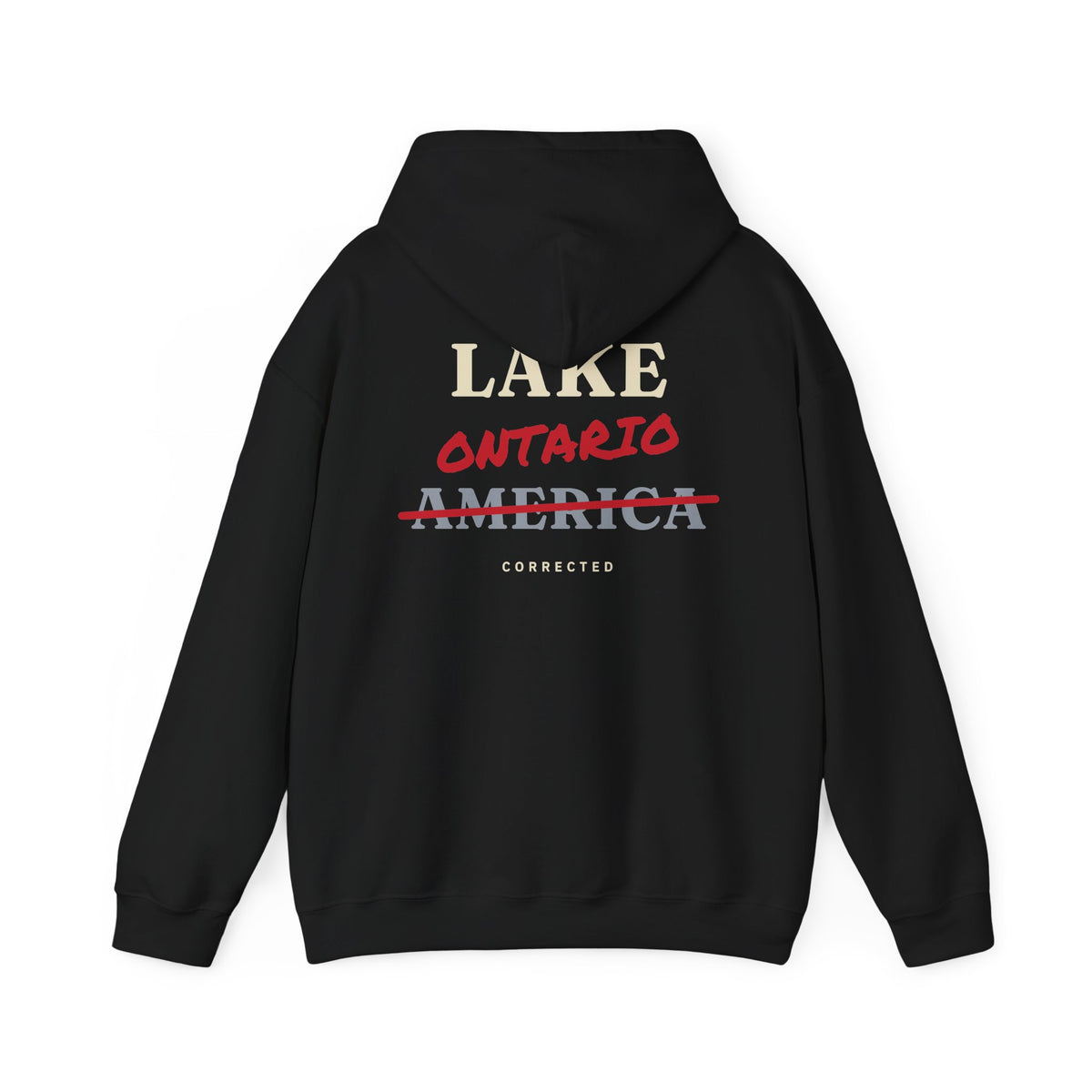 Lake Ontario Corrected Back Print Hoodie