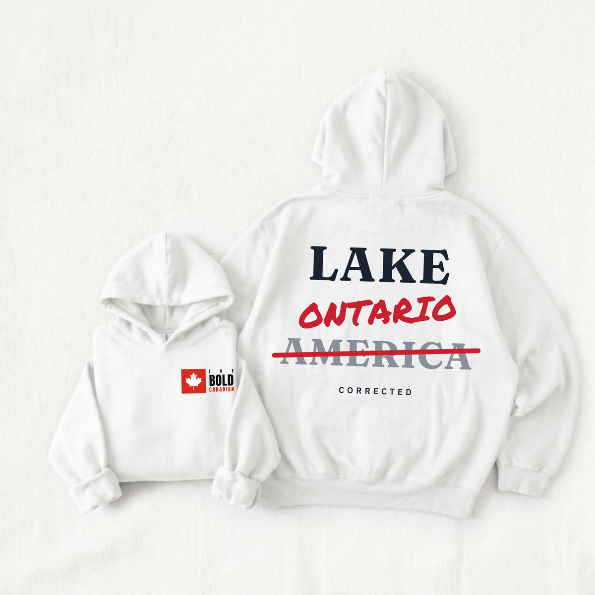 Lake Ontario Corrected Back Print Hoodie