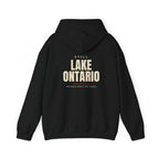 Still Lake Ontario Back Print Hoodie