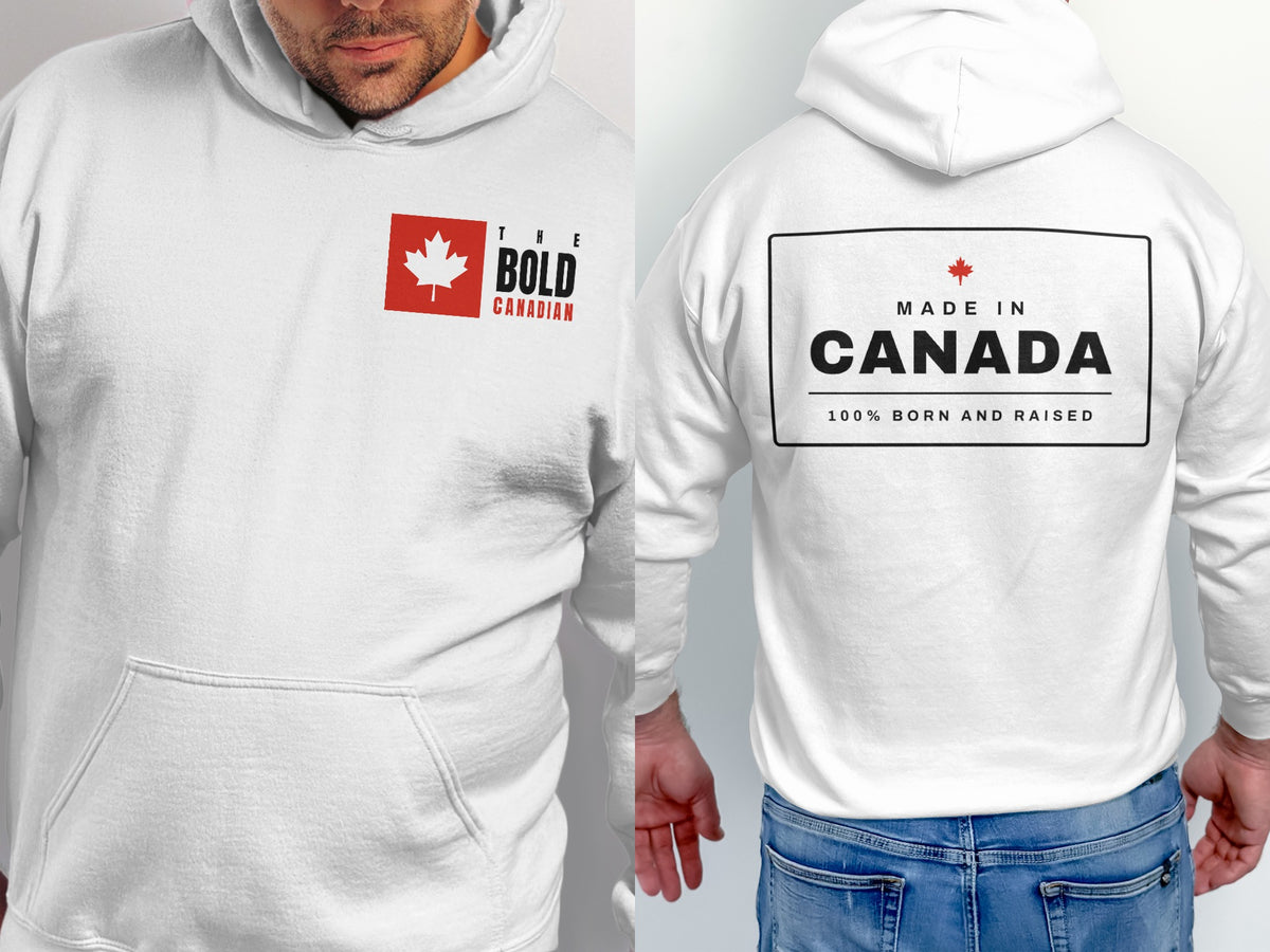 Made In Canada Back Print Hoodie