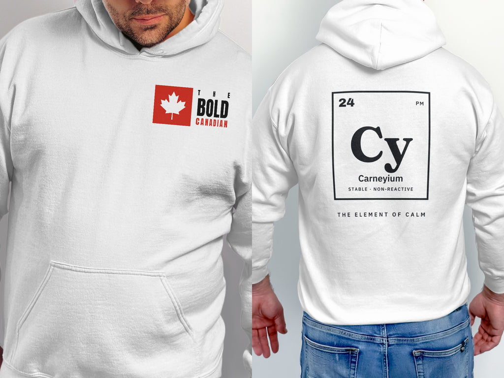 Carneyium Element of Calm Back Print Hoodie