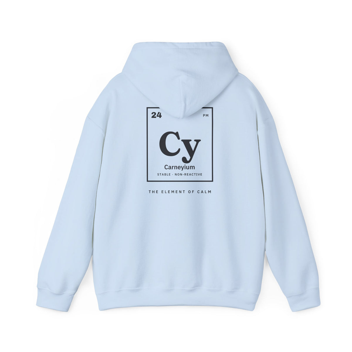 Carneyium Element of Calm Back Print Hoodie