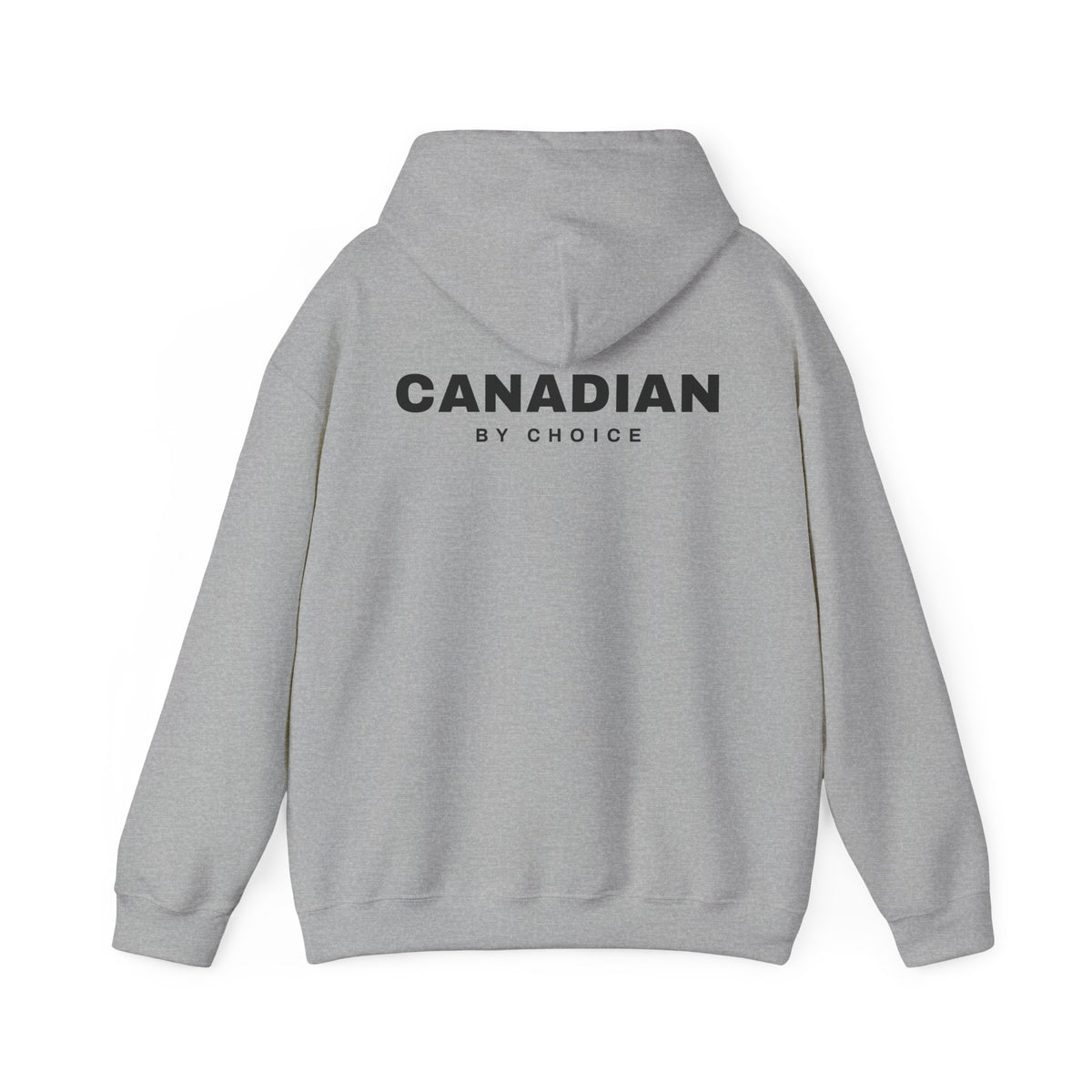 Canadian By Choice Back Print Hoodie