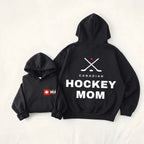 The Canadian Hockey Mom Back Print Hoodie