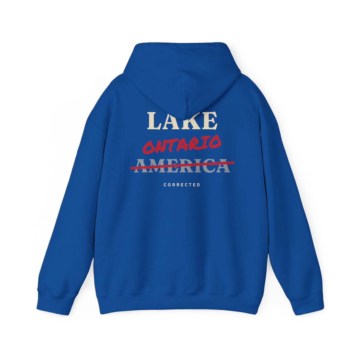 Lake Ontario Corrected Back Print Hoodie