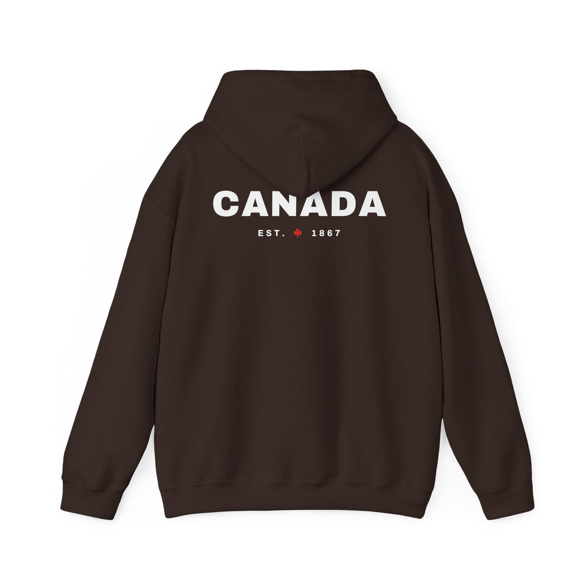 Canada Est. 1867 Back Print Hoodie