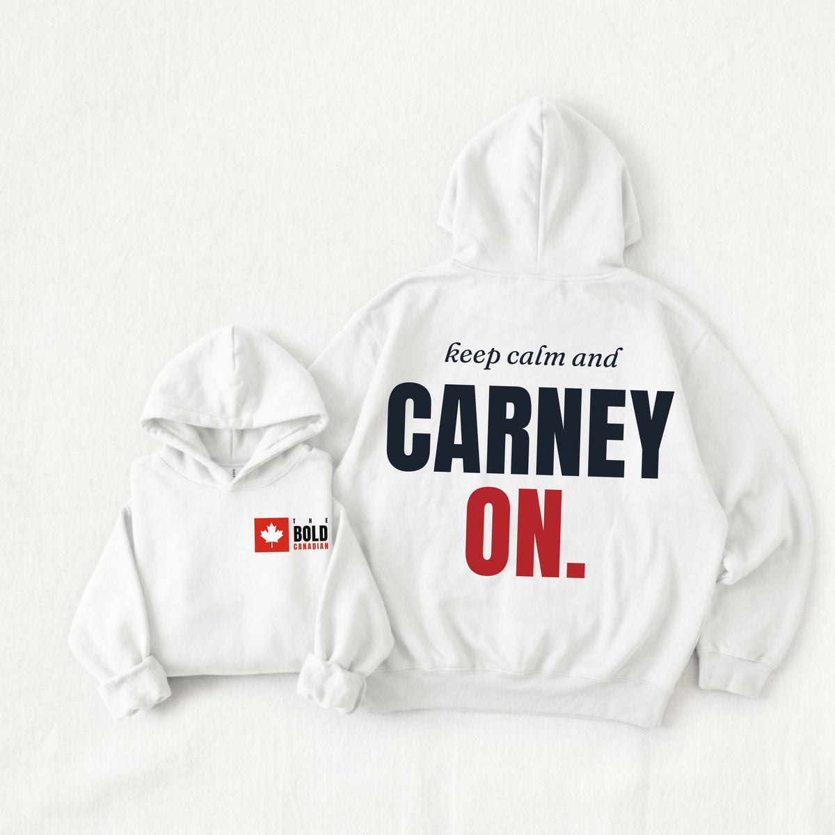 Keep Calm and Carney On Back Print Hoodie
