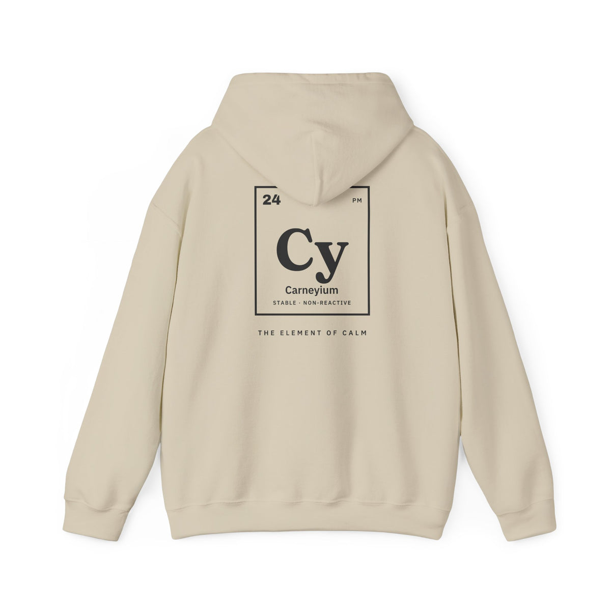 Carneyium Element of Calm Back Print Hoodie