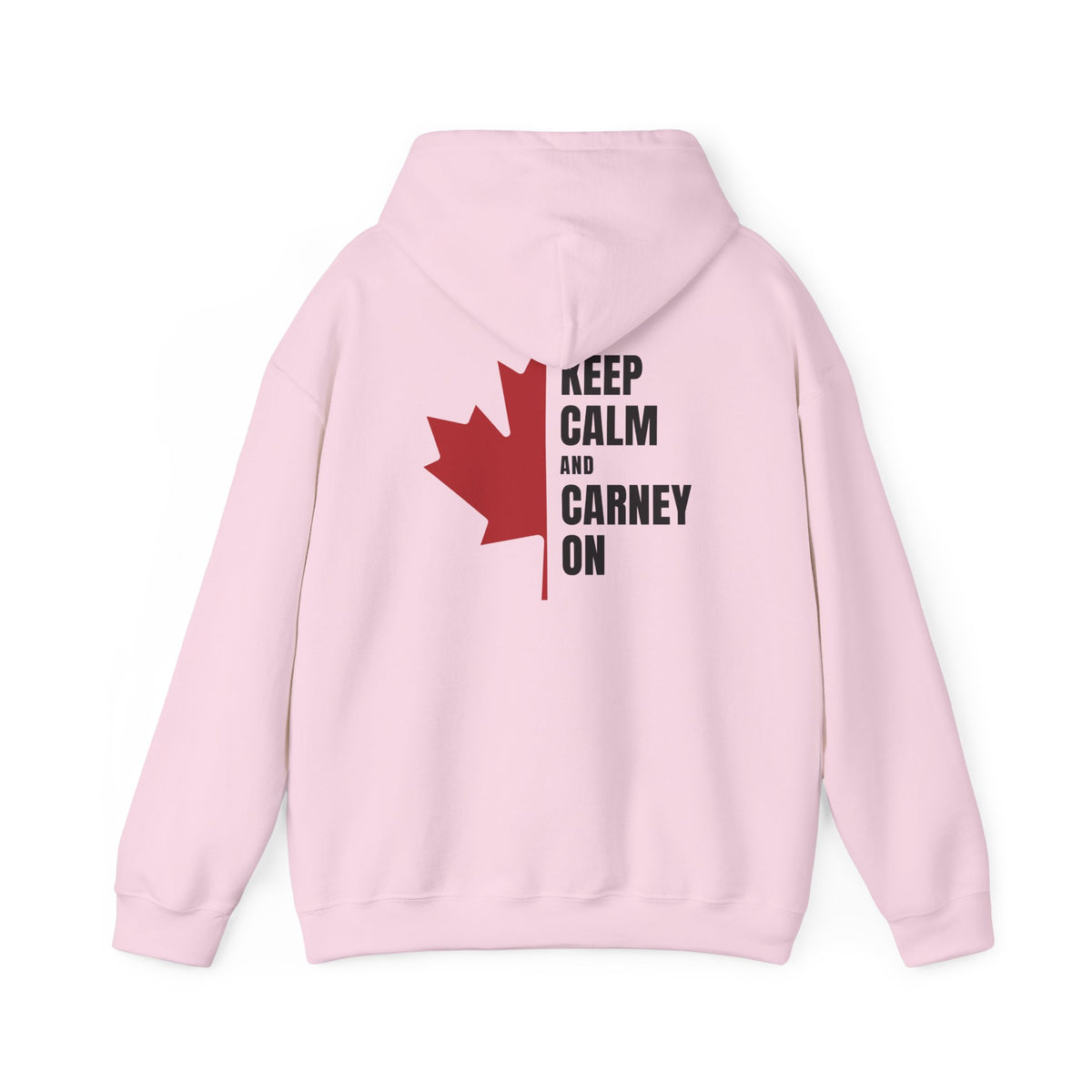 Keep Calm Maple Leaf Back Print Hoodie