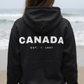 Canada Est. 1867 Back Print Hoodie
