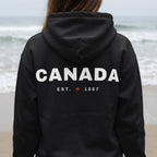 Canada Est. 1867 Back Print Hoodie