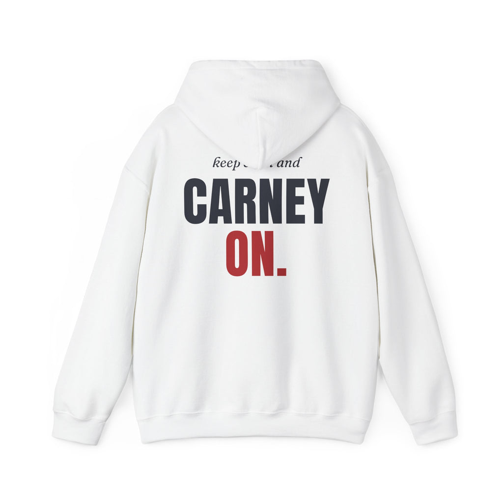 Keep Calm and Carney On Back Print Hoodie