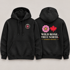 Alberta Wild Rose True North Back Print Hoodie